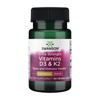 Extra Strength D3 & K2 5000 Iu & 100mcg - 60 vcaps Extra Strength D3 & K2 5000 Iu & 100mcg - 60 vcaps