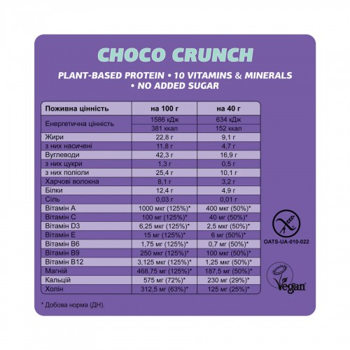 FIZI Fizi Mood Booster - 12x40g Choco Crunch 2023-10-3909 FIZI Fizi Mood Booster - 12x40g Choco Crunch 2023-10-3909