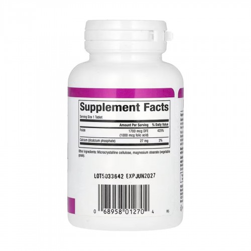 Folic Acid 1mg - 90 tabs 2023-10-5741 Natural Factors Folic Acid 1mg - 90 tabs 2023-10-5741 Natural Factors
