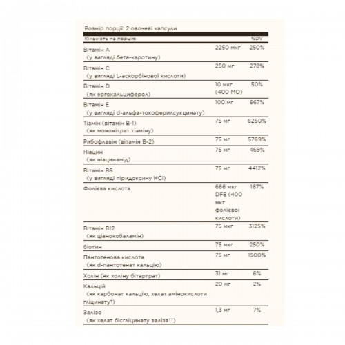 Formula VM-75® - 60 vcaps 2023-10-3692 Solgar Formula VM-75® - 60 vcaps 2023-10-3692 Solgar