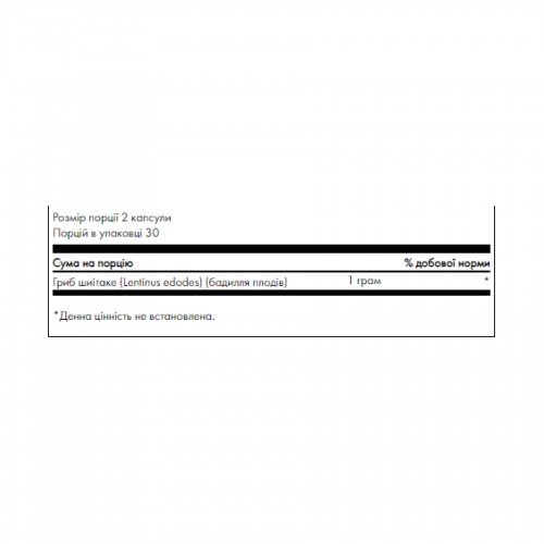 Full Spectrum Shiitake Mushroom 500mg - 60 caps 2023-10-2304 Swanson Full Spectrum Shiitake Mushroom 500mg - 60 caps 2023-10-2304 Swanson