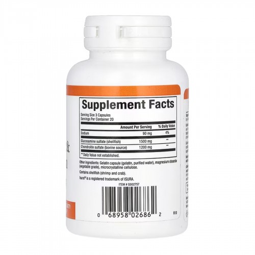 Glucosamine Chondroitin 900mg - 60 caps 2023-10-7735 Natural Factors Glucosamine Chondroitin 900mg - 60 caps 2023-10-7735 Natural Factors