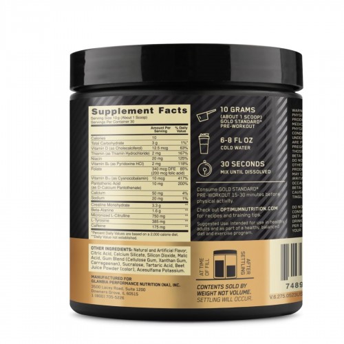 Gold Standard Pre Workout - 300g Watermelon Candy 2022-10-1828 Optimum Nutrition Gold Standard Pre Workout - 300g Watermelon Candy 2022-10-1828 Optimum Nutrition