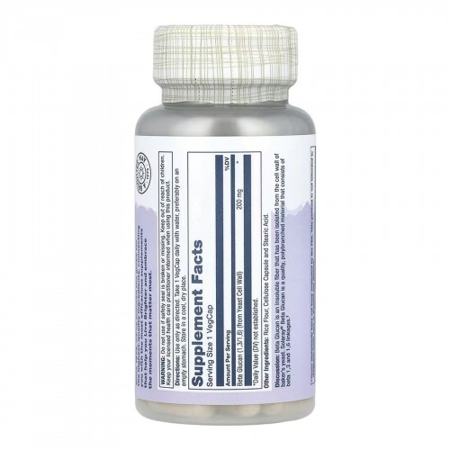 Solaray High Potency Beta Glucan 200mg - 30 vcaps 2023-10-6985 Solaray High Potency Beta Glucan 200mg - 30 vcaps 2023-10-6985