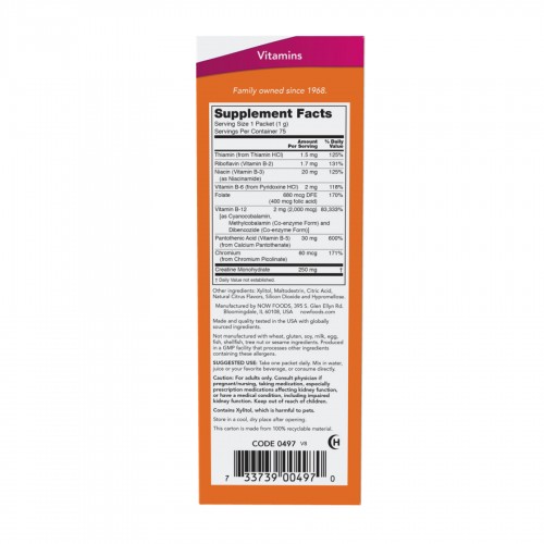 B-12 Instant Energy - 75 packets 2023-10-4538 Now Foods B-12 Instant Energy - 75 packets 2023-10-4538 Now Foods