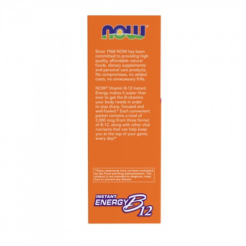 B-12 Instant Energy - 75 packets 2023-10-4538 Now Foods B-12 Instant Energy - 75 packets 2023-10-4538 Now Foods