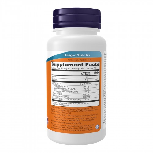 Now Foods Krill & CoQ10 - 60 softgels 2024-11-0607 Now Foods Krill & CoQ10 - 60 softgels 2024-11-0607