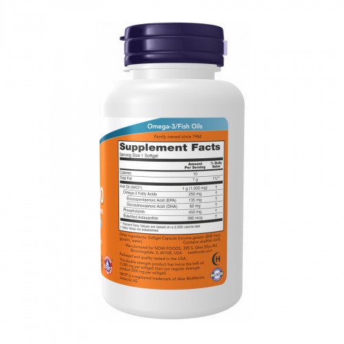 Now Foods Krill Oil 1000mg - 120 softgels 2023-10-5230 Now Foods Krill Oil 1000mg - 120 softgels 2023-10-5230