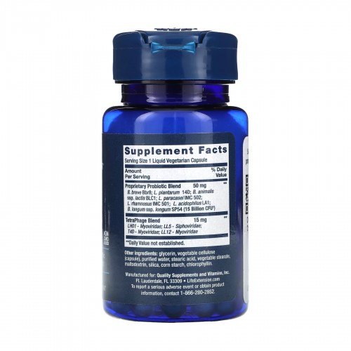 LE FLORASSIST® GI with Phage Technology - 30 vcaps 2023-10-3221 Life Extension LE FLORASSIST® GI with Phage Technology - 30 vcaps 2023-10-3221 Life Extension