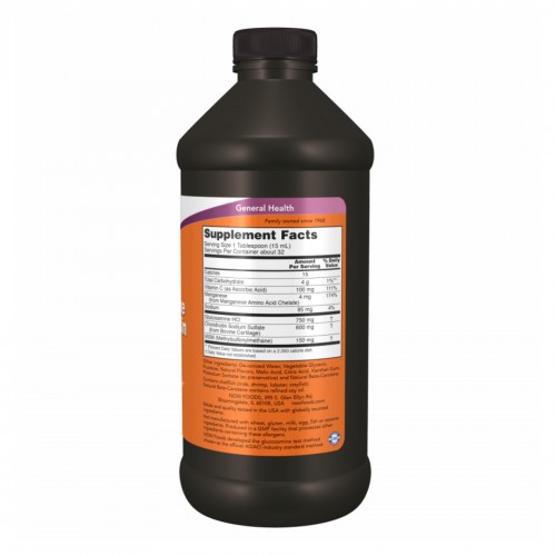 Liquid Glucosamine Chondroitin with MSM - 473ml 2022-10-1356 Now Foods Liquid Glucosamine Chondroitin with MSM - 473ml 2022-10-1356 Now Foods