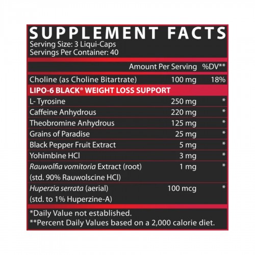 Lipo-6 Black - 120 caps 2022-10-1752 Nutrex Lipo-6 Black - 120 caps 2022-10-1752 Nutrex