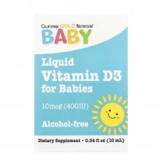 Liquid Vitamin D3 for Babies 10 mcg (400IU) - 10 ml Liquid Vitamin D3 for Babies 10 mcg (400IU) - 10 ml