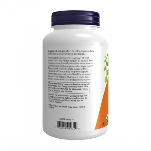 Maca Pure Powder 6:1 Concentrate - 198g 2023-10-3574 Now Foods Maca Pure Powder 6:1 Concentrate - 198g 2023-10-3574 Now Foods