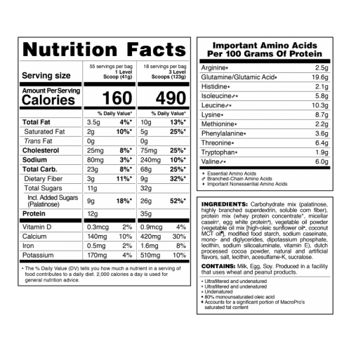 MacroPro - 2270g Milk Chocolate 2022-10-1495 Syntrax MacroPro - 2270g Milk Chocolate 2022-10-1495 Syntrax