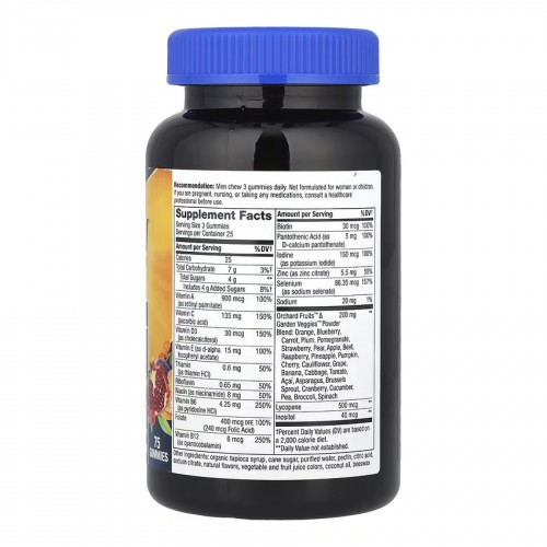 Men's Premium Multivitamin - 75 gummies 2022-10-1054 Nature's Way Men's Premium Multivitamin - 75 gummies 2022-10-1054 Nature's Way