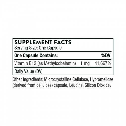 Methylcobalamin - 60 caps 2023-10-3129 Thorne Methylcobalamin - 60 caps 2023-10-3129 Thorne