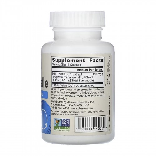 Milk Thistle 150 mg - 100 caps 2023-10-6208 Jarrow Formulas Milk Thistle 150 mg - 100 caps 2023-10-6208 Jarrow Formulas