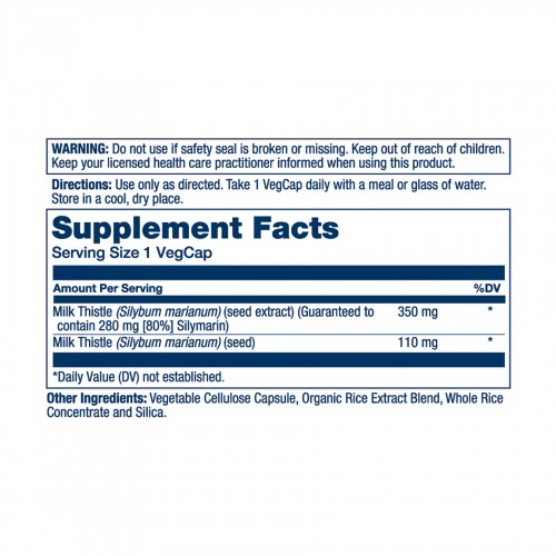 Milk Thistle Seed Extract One 350mg - 30 vcaps 2023-10-6738 Solaray Milk Thistle Seed Extract One 350mg - 30 vcaps 2023-10-6738 Solaray