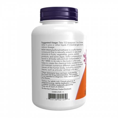 MSM Powder - 454g 2023-10-3795 Now Foods MSM Powder - 454g 2023-10-3795 Now Foods