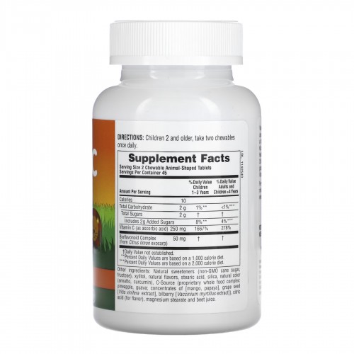 Kids Vit C Chewable - 90 tabs 2022-10-2863 Nature's Plus Kids Vit C Chewable - 90 tabs 2022-10-2863 Nature's Plus