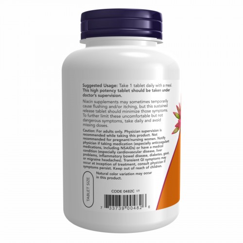 Niacin 500mg - 250 tabs 2022-10-1431 Now Foods Niacin 500mg - 250 tabs 2022-10-1431 Now Foods