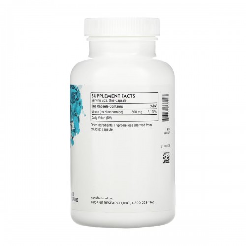 Niacinamide - 180 caps 2023-10-3654 Thorne Niacinamide - 180 caps 2023-10-3654 Thorne