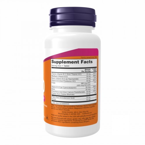 B-50 - 100 tabs 2022-09-1195 Now Foods B-50 - 100 tabs 2022-09-1195 Now Foods