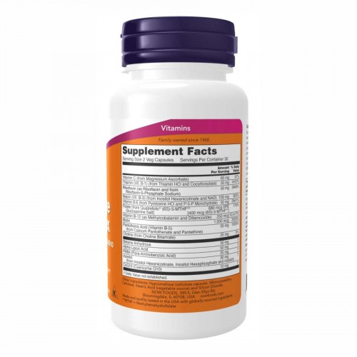 Co-Enzyme B-Complex - 60 vcaps 2022-10-2561 Now Foods Co-Enzyme B-Complex - 60 vcaps 2022-10-2561 Now Foods