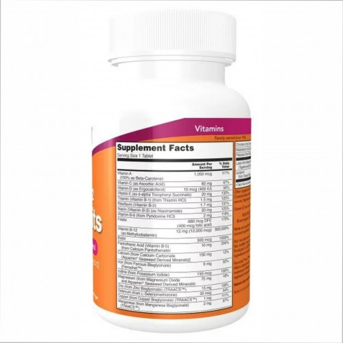 Mega B-12 Daily Vits Multi - 60 tabs 2022-10-0703 Now Foods Mega B-12 Daily Vits Multi - 60 tabs 2022-10-0703 Now Foods