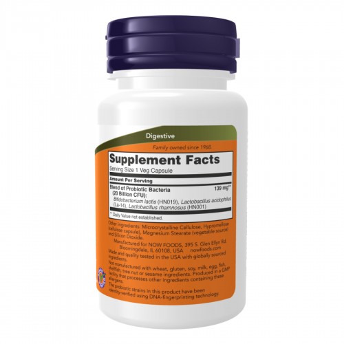Women's Probiotic 20 Bln - 50 vcaps 2022-10-0690 Now Foods Women's Probiotic 20 Bln - 50 vcaps 2022-10-0690 Now Foods