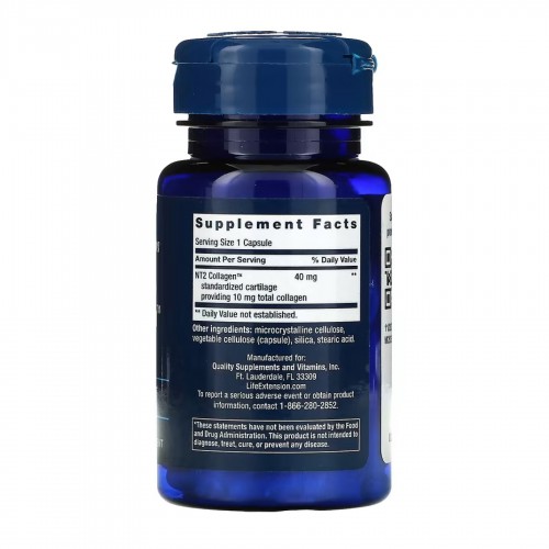 NT2 Collagen™ 40 mg - 60 small caps 2022-10-1957 Life Extension NT2 Collagen™ 40 mg - 60 small caps 2022-10-1957 Life Extension