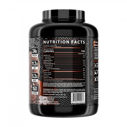 100% Whey Protein - 2265g Chocolate 2022-09-9931 Nutrex 100% Whey Protein - 2265g Chocolate 2022-09-9931 Nutrex