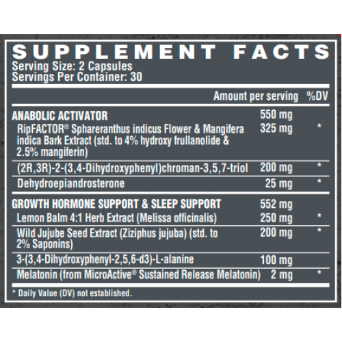 Nutrex Anabol Hardcore PM - 60 liquid caps 100-62-3750073-20 Nutrex Anabol Hardcore PM - 60 liquid caps 100-62-3750073-20