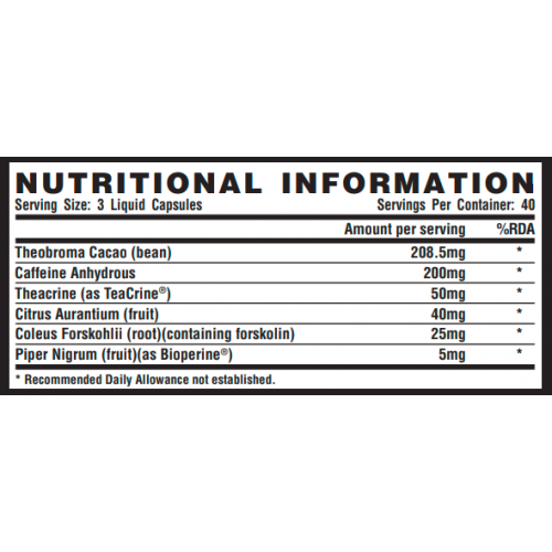 Lipo 6 Black Extreme Potency - 120 caps 100-27-0450032-20 Nutrex Lipo 6 Black Extreme Potency - 120 caps 100-27-0450032-20 Nutrex