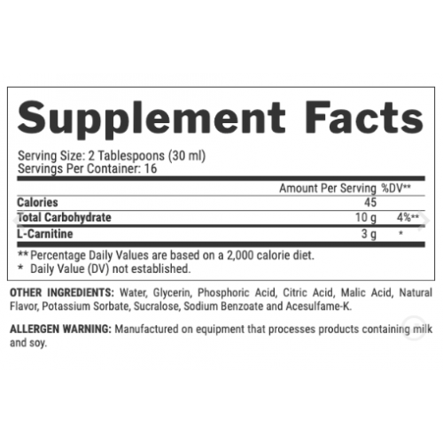 Liquid L-Carnitine 3000 - 480ml Cherry Lime 100-59-5619633-20 Nutrex Liquid L-Carnitine 3000 - 480ml Cherry Lime 100-59-5619633-20 Nutrex