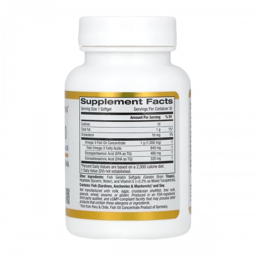 Omega-3 800 - 30 softgels 2023-10-3737 California Gold Nutrition Omega-3 800 - 30 softgels 2023-10-3737 California Gold Nutrition