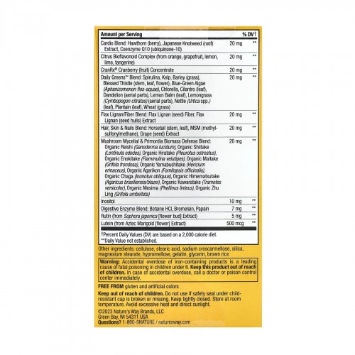 Once Daily Women Ultra Multivitamin- 60 tabs 2022-10-1057 Nature's Way Once Daily Women Ultra Multivitamin- 60 tabs 2022-10-1057 Nature's Way