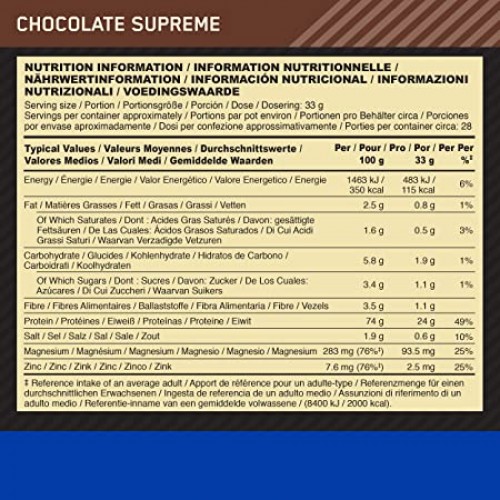 Casein - 924g Cookies Cream 2022-09-1103 Optimum Nutrition Casein - 924g Cookies Cream 2022-09-1103 Optimum Nutrition