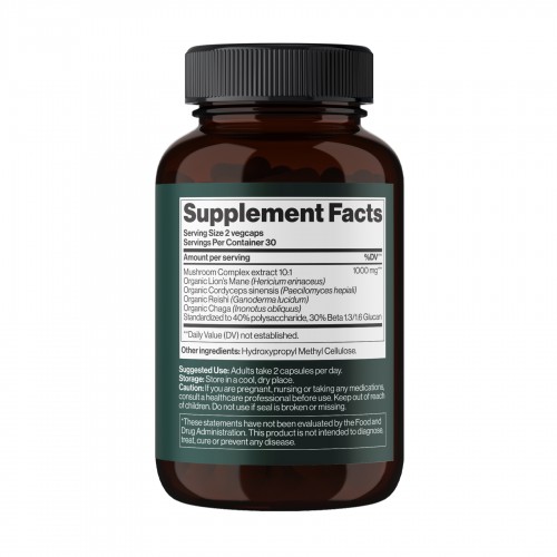 4Mushroom Complex 1000 mg - 60 vegcaps 2023-10-4390 Mind Shi 4Mushroom Complex 1000 mg - 60 vegcaps 2023-10-4390 Mind Shi