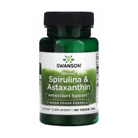 Organic Spirulina & Astaxanthin - 120 veg tabs Organic Spirulina & Astaxanthin - 120 veg tabs