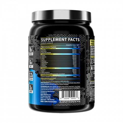 Outlift Clinical - 639.91g Blueberry Lemonade 2023-10-6521 Nutrex Outlift Clinical - 639.91g Blueberry Lemonade 2023-10-6521 Nutrex