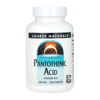 Pantothenic Acid 100 mg - 250 tabs Pantothenic Acid 100 mg - 250 tabs