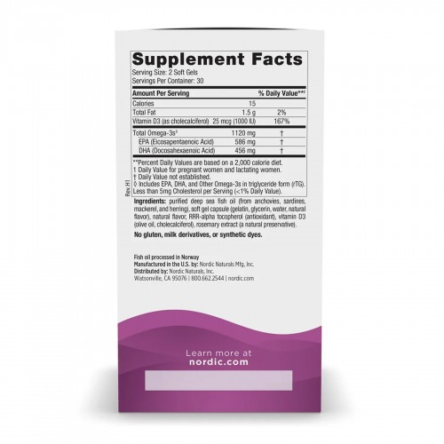 Postnatal Omega-3 - 60 softgels 2023-10-5966 Nordic Naturals Postnatal Omega-3 - 60 softgels 2023-10-5966 Nordic Naturals
