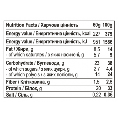 Protein Bar - 12x60g Chocolate Caramel 2022-10-2895 Progress Nutrition Protein Bar - 12x60g Chocolate Caramel 2022-10-2895 Progress Nutrition
