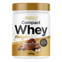 Compact Magic Whey Protein - 224g Chocolate Nougat with Choco Pieces Compact Magic Whey Protein - 224g Chocolate Nougat with Choco Pieces