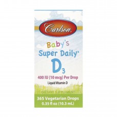 Super Daily D3 for Baby 400IU - 365 Veg drops 10.3 ml Super Daily D3 for Baby 400IU - 365 Veg drops 10.3 ml