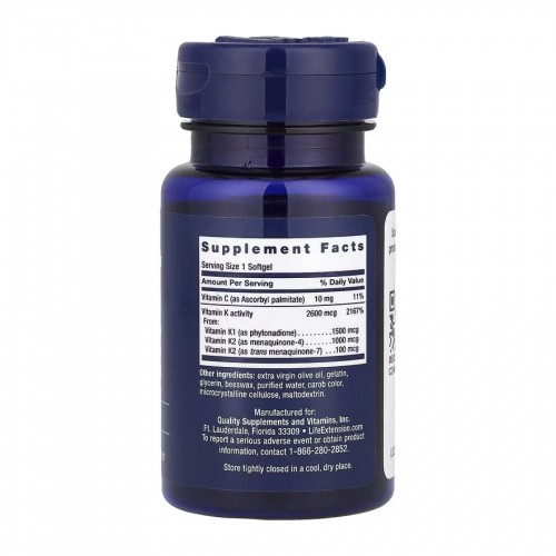 Super K - 90 softgels 2023-10-5215 Life Extension Super K - 90 softgels 2023-10-5215 Life Extension