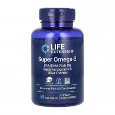 Super Omega-3 EPA/DHA Fish Oil Sesame Lignans & Olive Extract - 60 softgels Super Omega-3 EPA/DHA Fish Oil Sesame Lignans & Olive Extract - 60 softgels