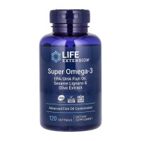 Super Omega-3 EPA/DHA Fish Oil Sesame Lignans & Olive Extract - 120 softgels Super Omega-3 EPA/DHA Fish Oil Sesame Lignans & Olive Extract - 120 softgels