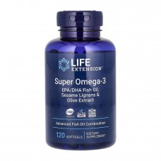 Super Omega-3 EPA/DHA Fish Oil Sesame Lignans & Olive Extract - 120 softgels Super Omega-3 EPA/DHA Fish Oil Sesame Lignans & Olive Extract - 120 softgels
